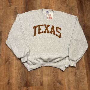 Vintage Russell Athletic Texas Longhorns Sweatshirt Crewneck Mens XL Embroidered